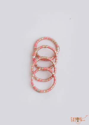 Pink and Golden Bangle