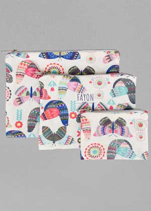 Printed Pouch Set